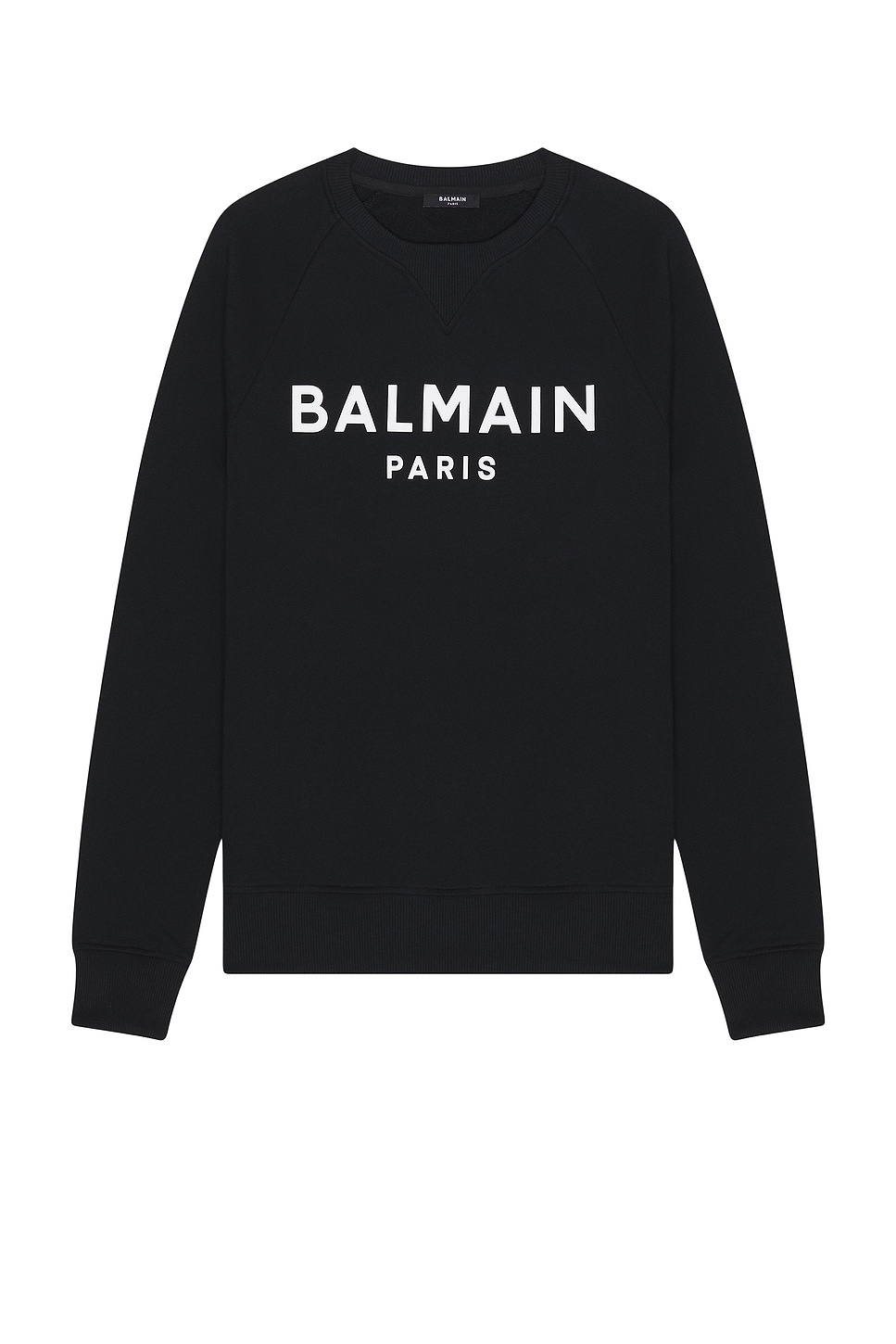 Image 1 of BALMAIN Print Sweatshirt in Black