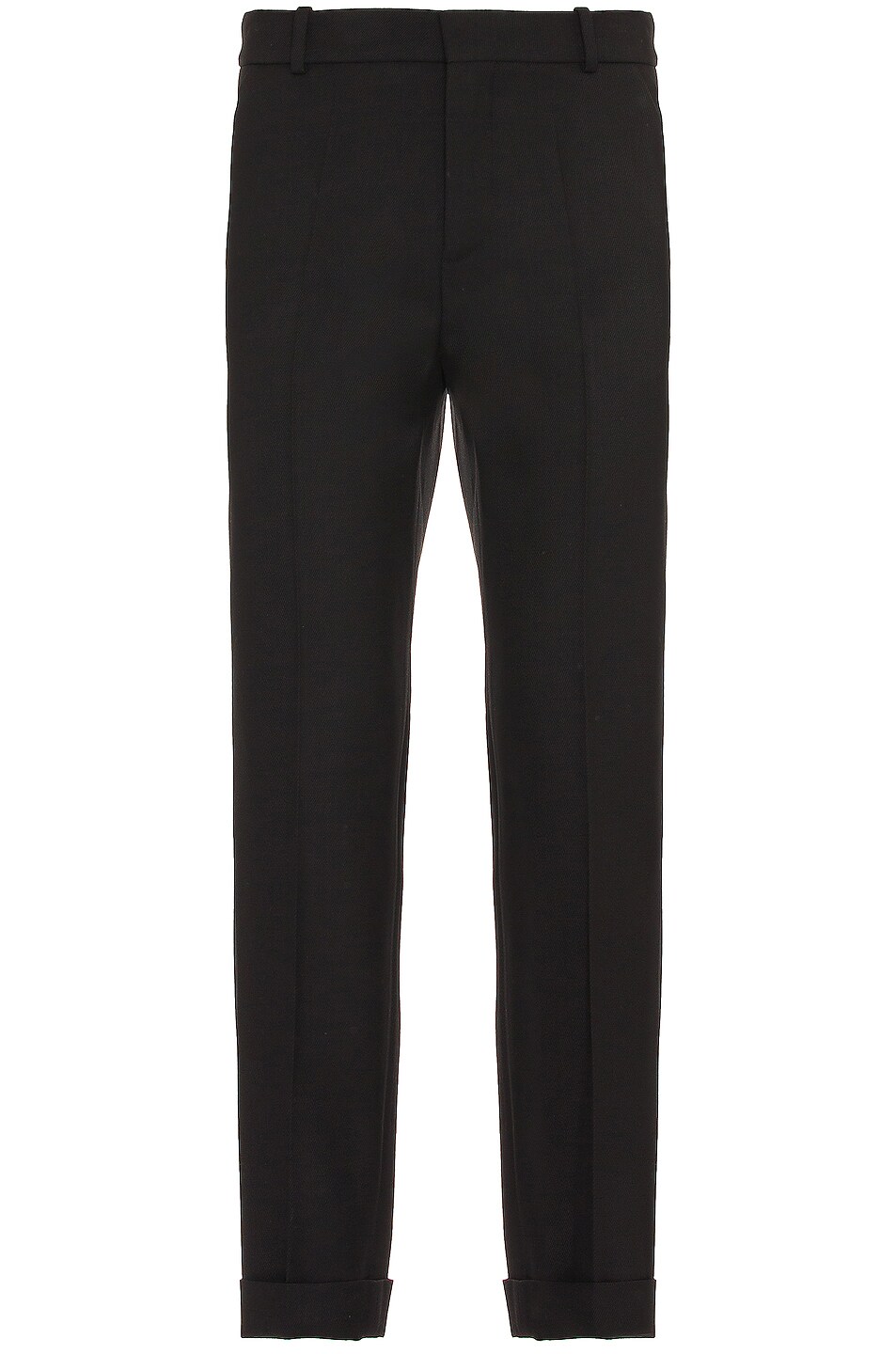 Image 1 of BALMAIN Col Fit - Straight Twill Pants in 0PA Noir