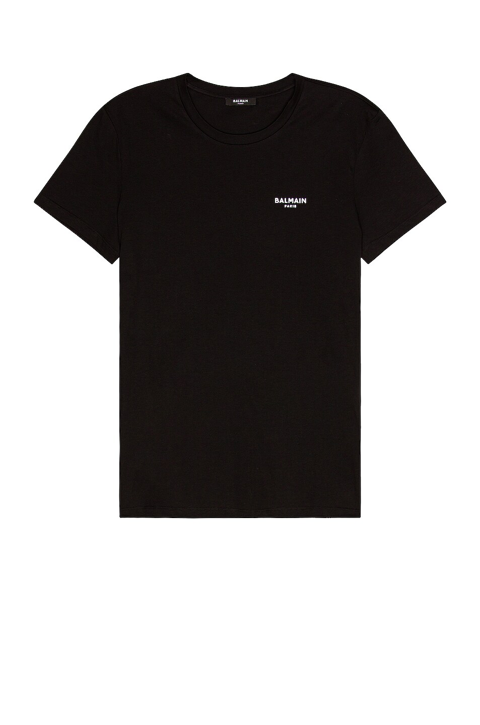 Image 1 of BALMAIN Flock T-Shirt in Noir & Blanc