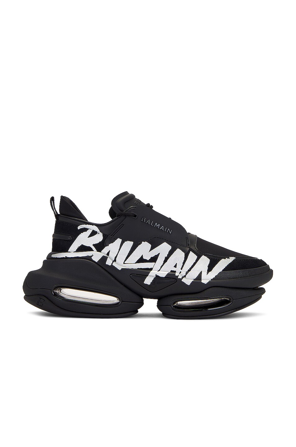 Image 1 of BALMAIN B Bold Low Sneaker in Noir & Argent
