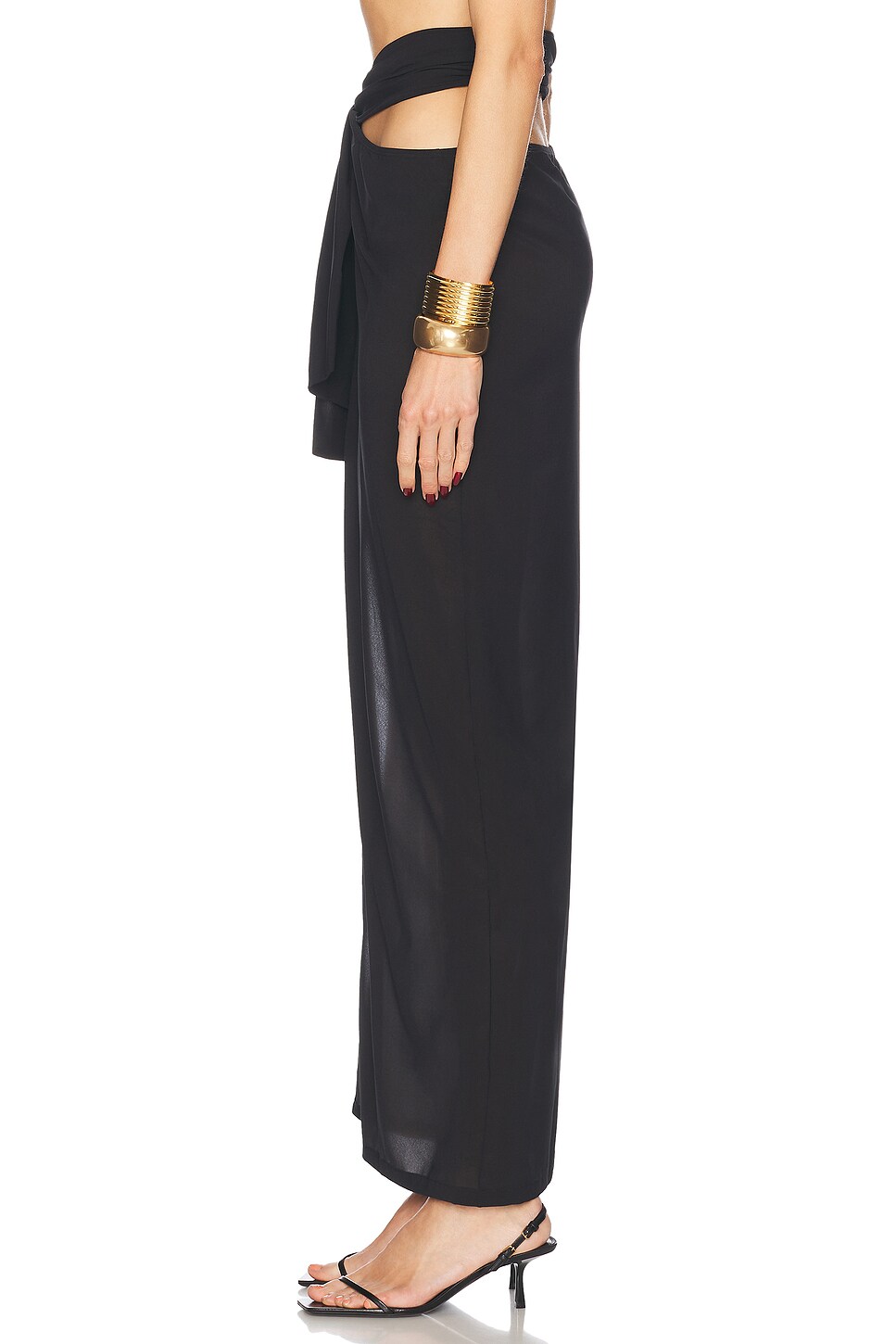 Balmain Draped Cover Up Long Pareo