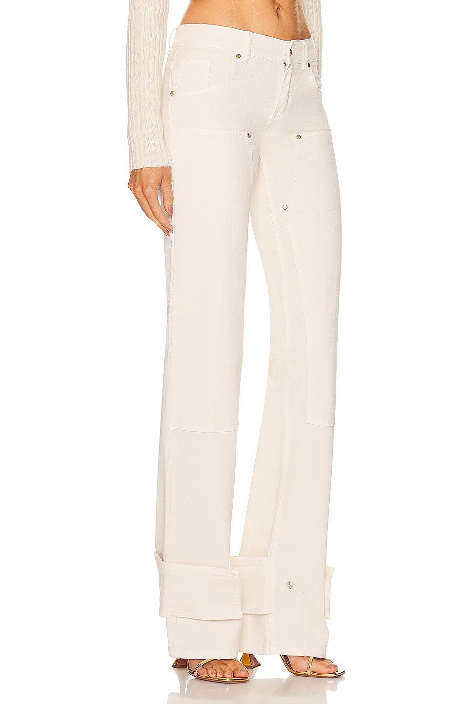 Jean Femme Blumarine Couleur Orange - Taille 42 - Occasion Très Bon état - Coupe Basique