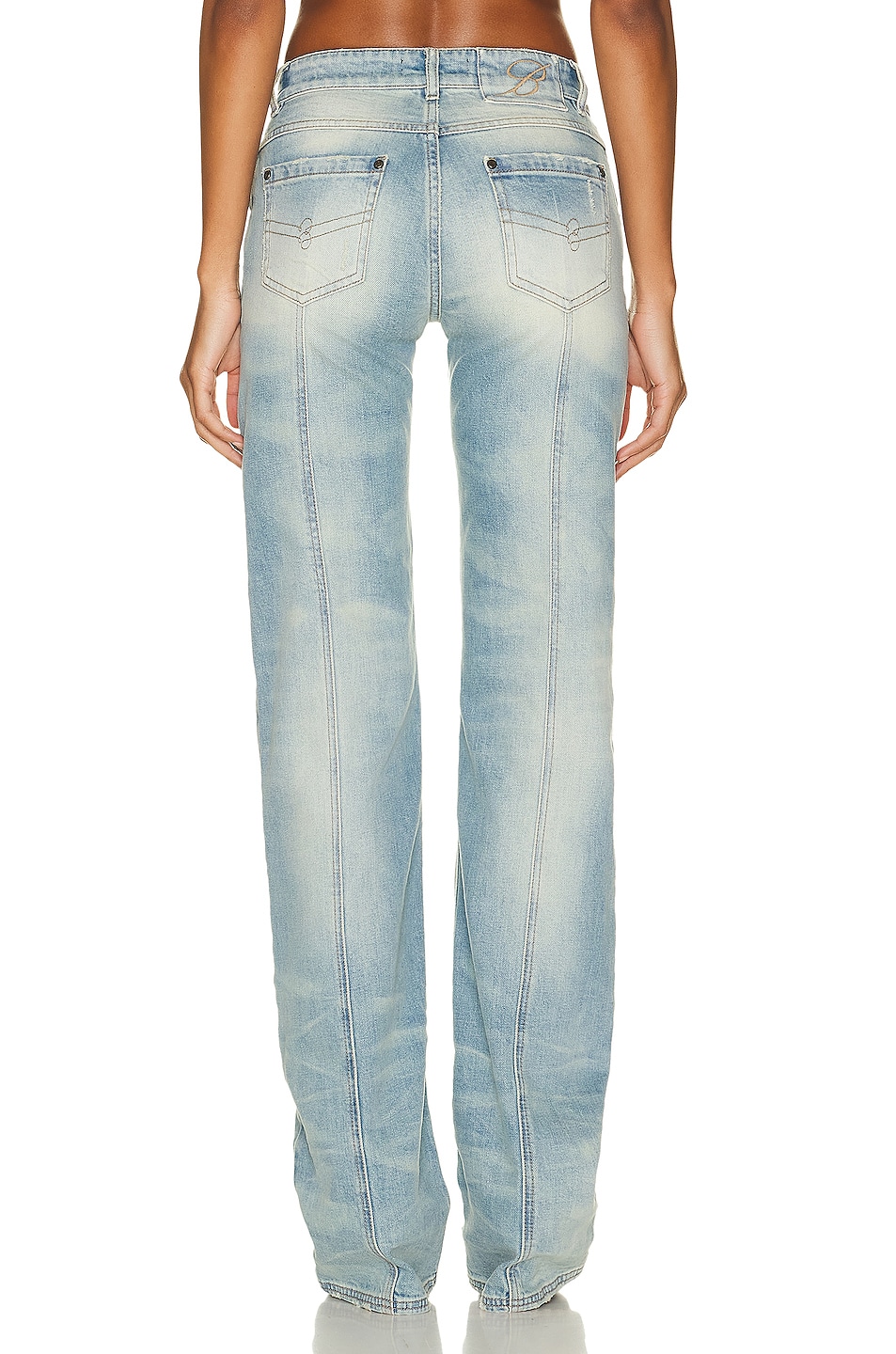 Jean Femme Blumarine Italien Taille 42 - Décoré De Perles - Occasion Très Bon État