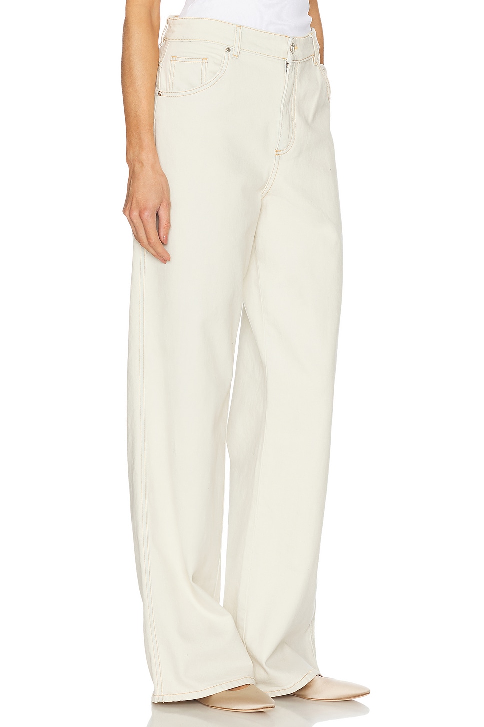 Blumarine Jeans Woman Color Grey In Ice Blue