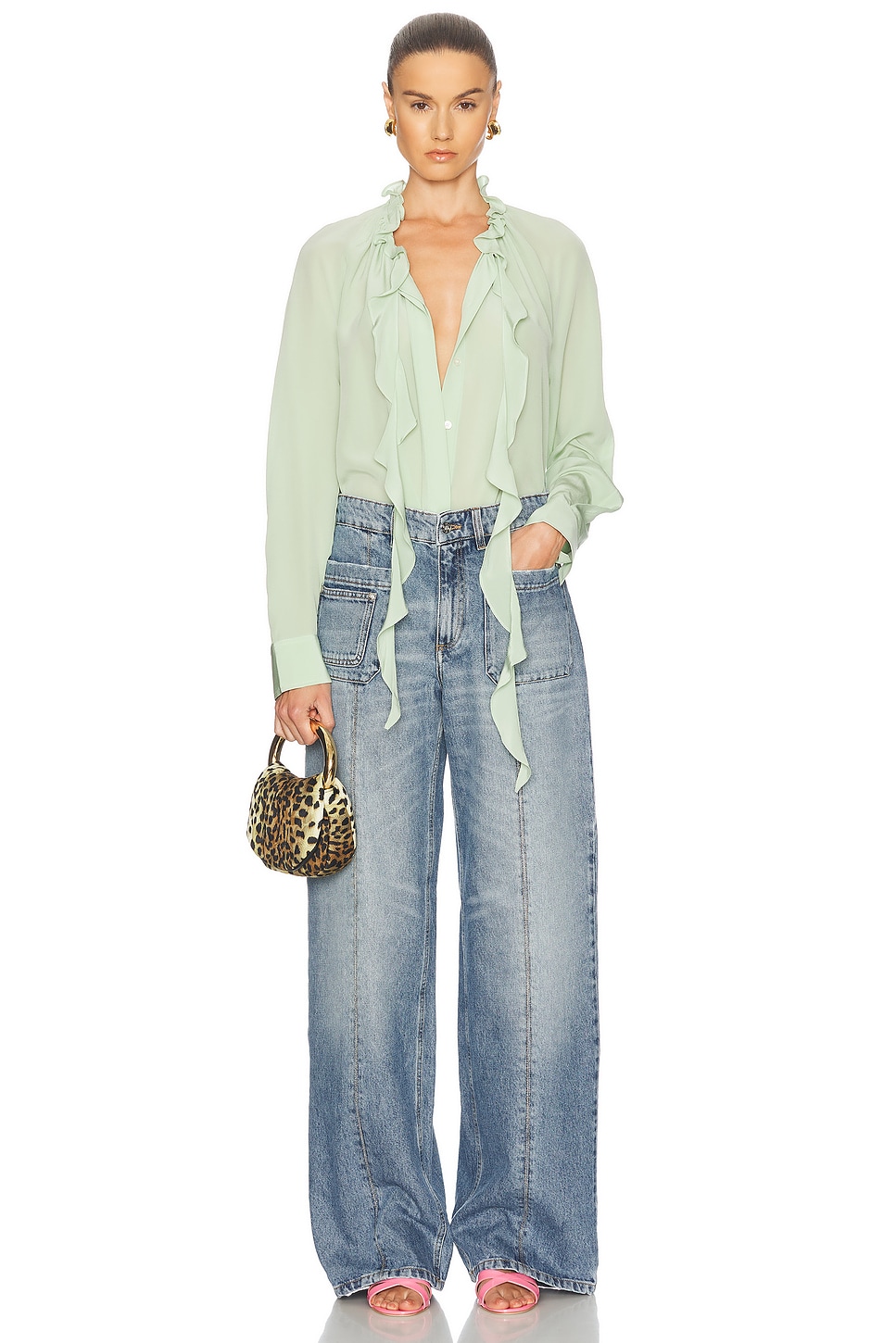 Blumarine Wide Leg Jeans thumbnail