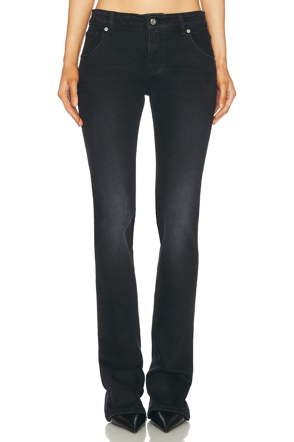 Image 1 of Blumarine Skinny Leg in Black