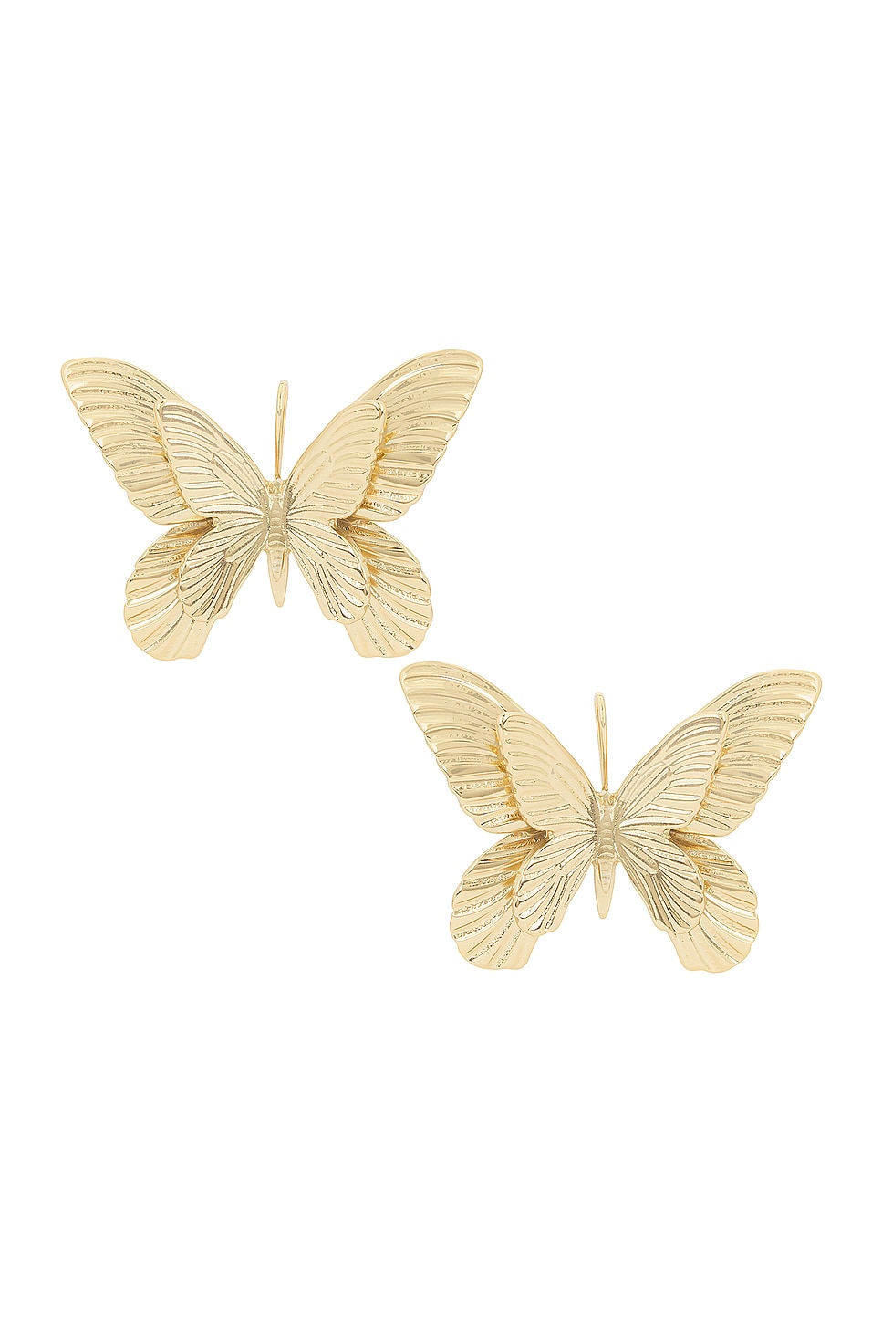 Image 1 of Blumarine Butterfly Earrings in Gold