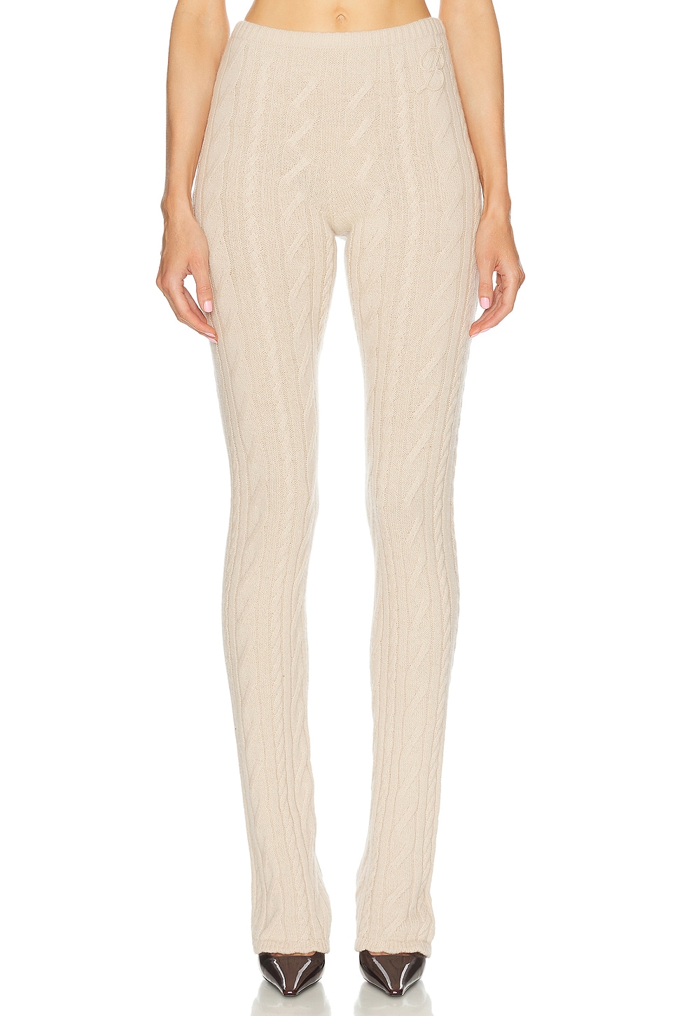 Image 1 of Blumarine Knit Pant in Croissant