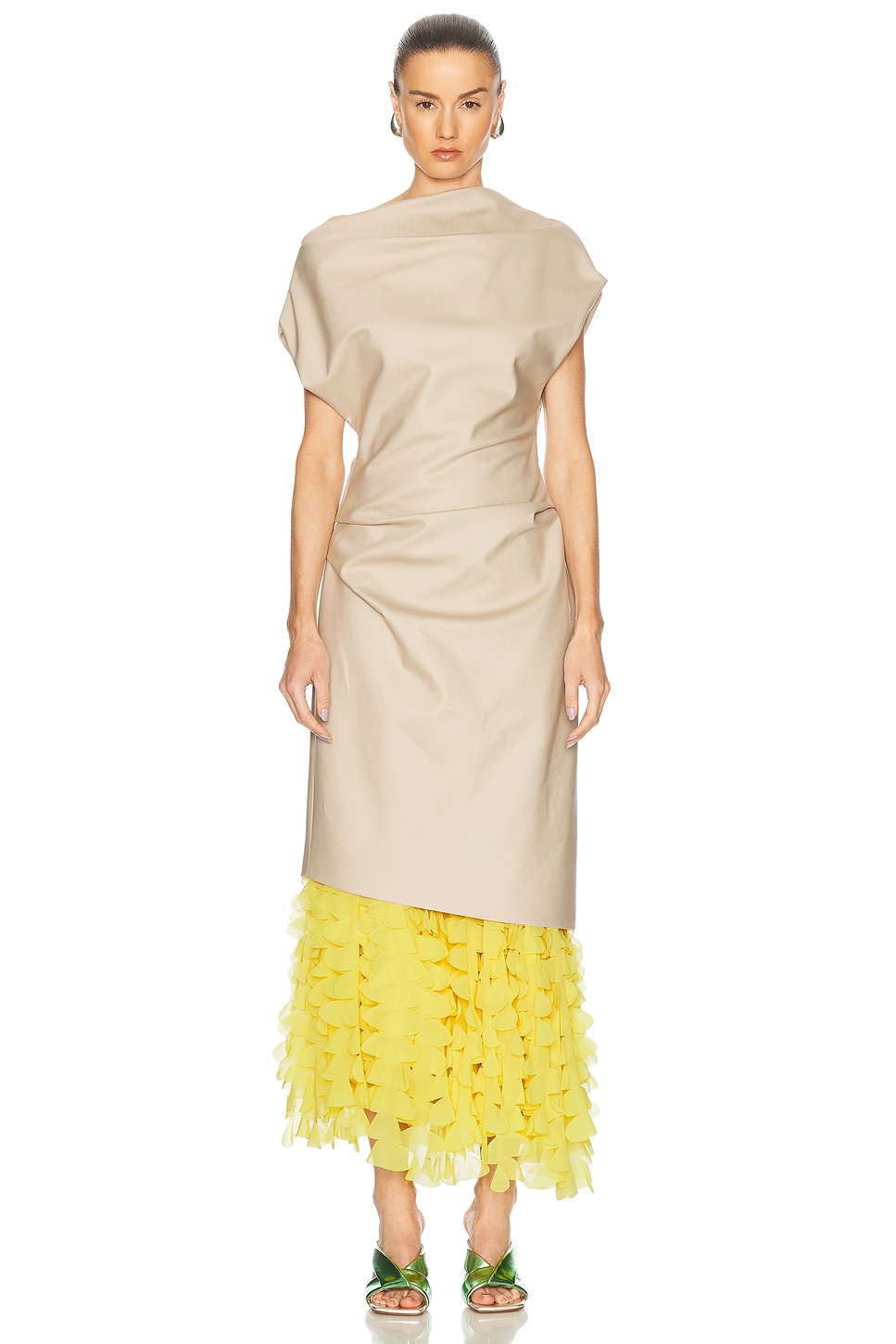 The Lainey Dress in Taupe