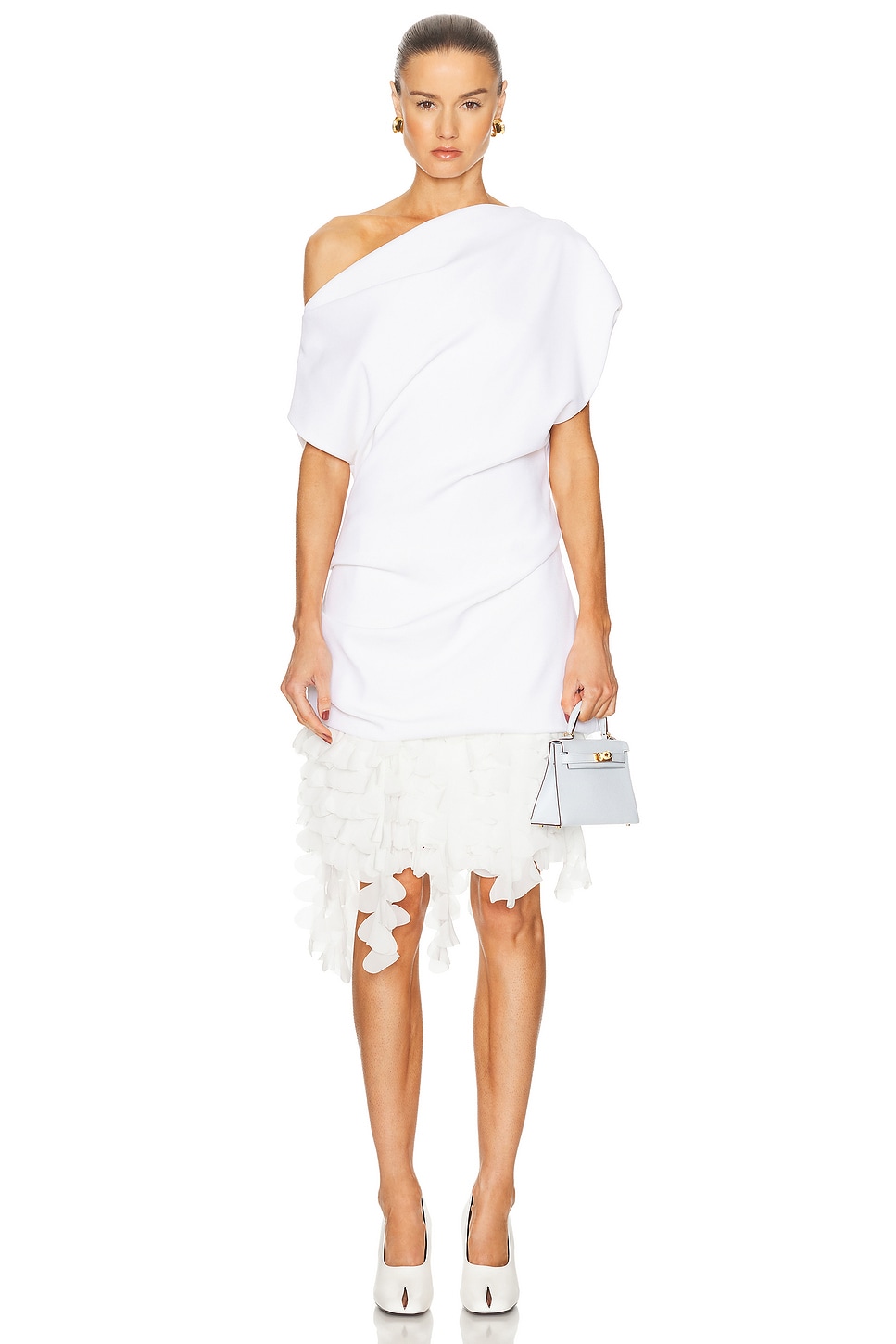The Kayla Dress in White