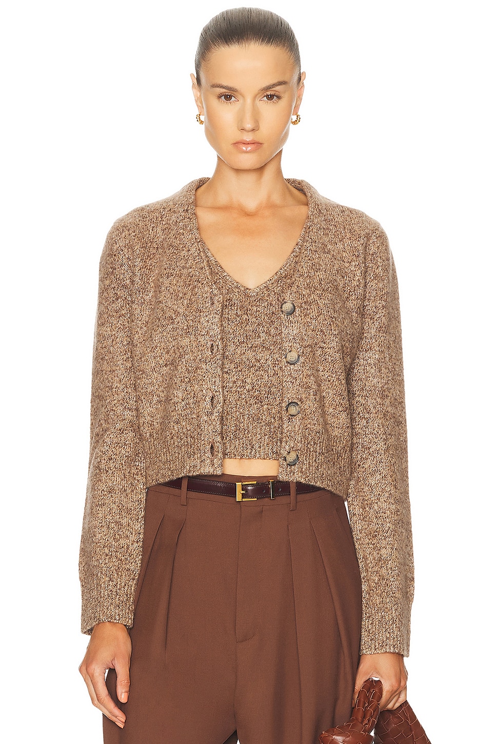 Sloane Cardigan in Brown