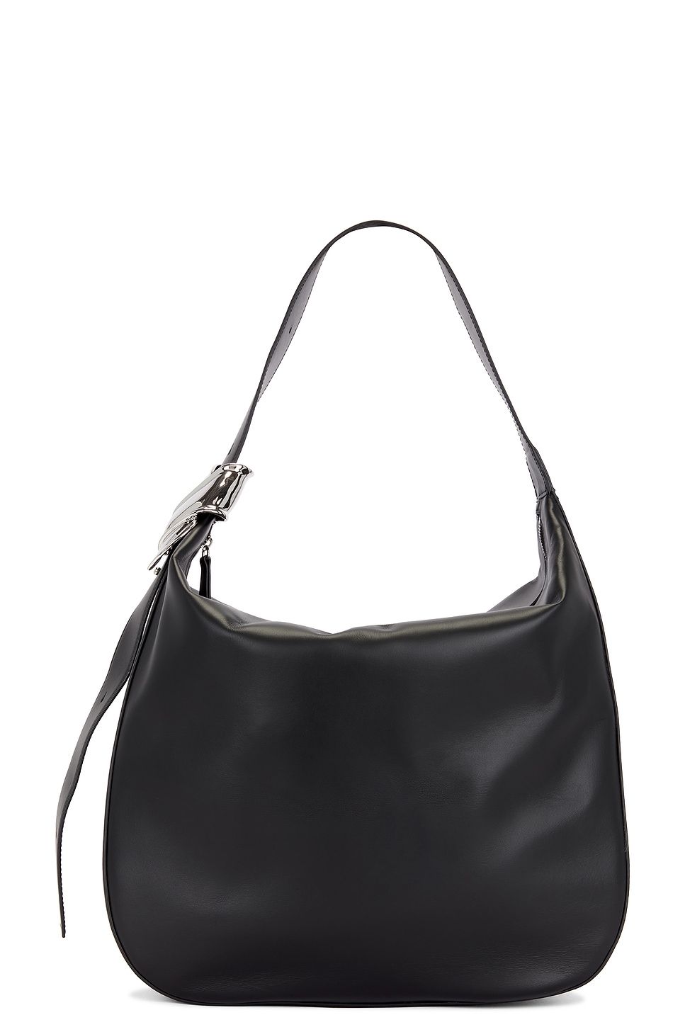 Brandon Maxwell The Stella Large Hobo Bag In Black