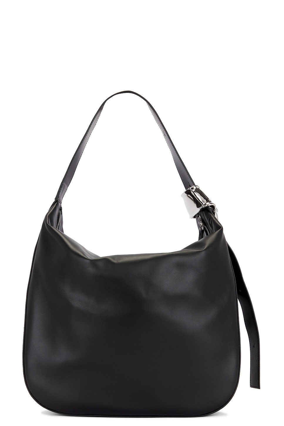 Brandon Maxwell The Stella Large Hobo Bag In Black