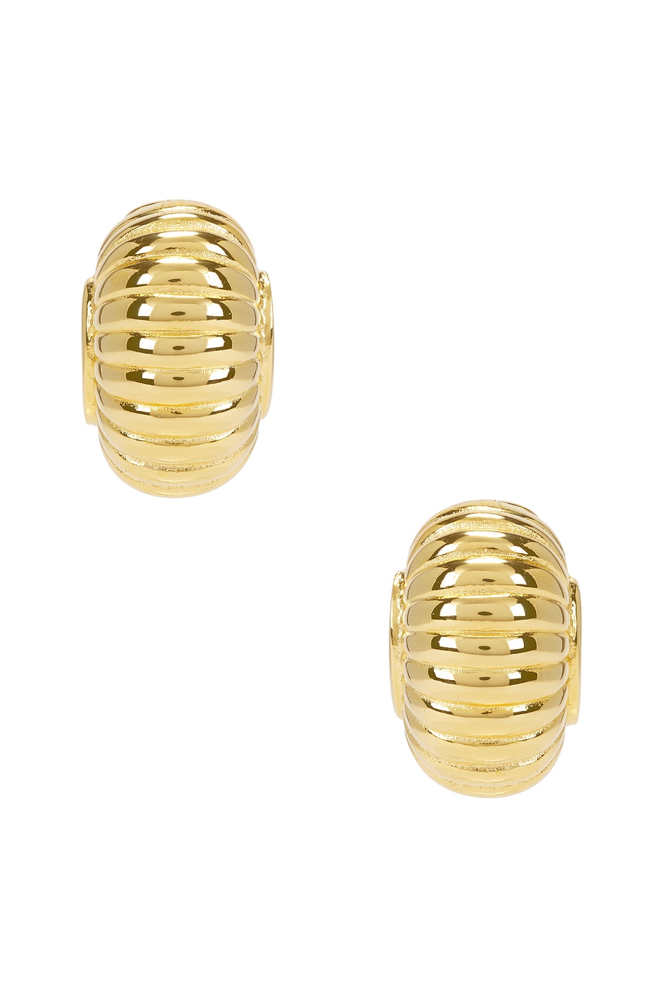 Vasuki Earrings in Metallic Gold