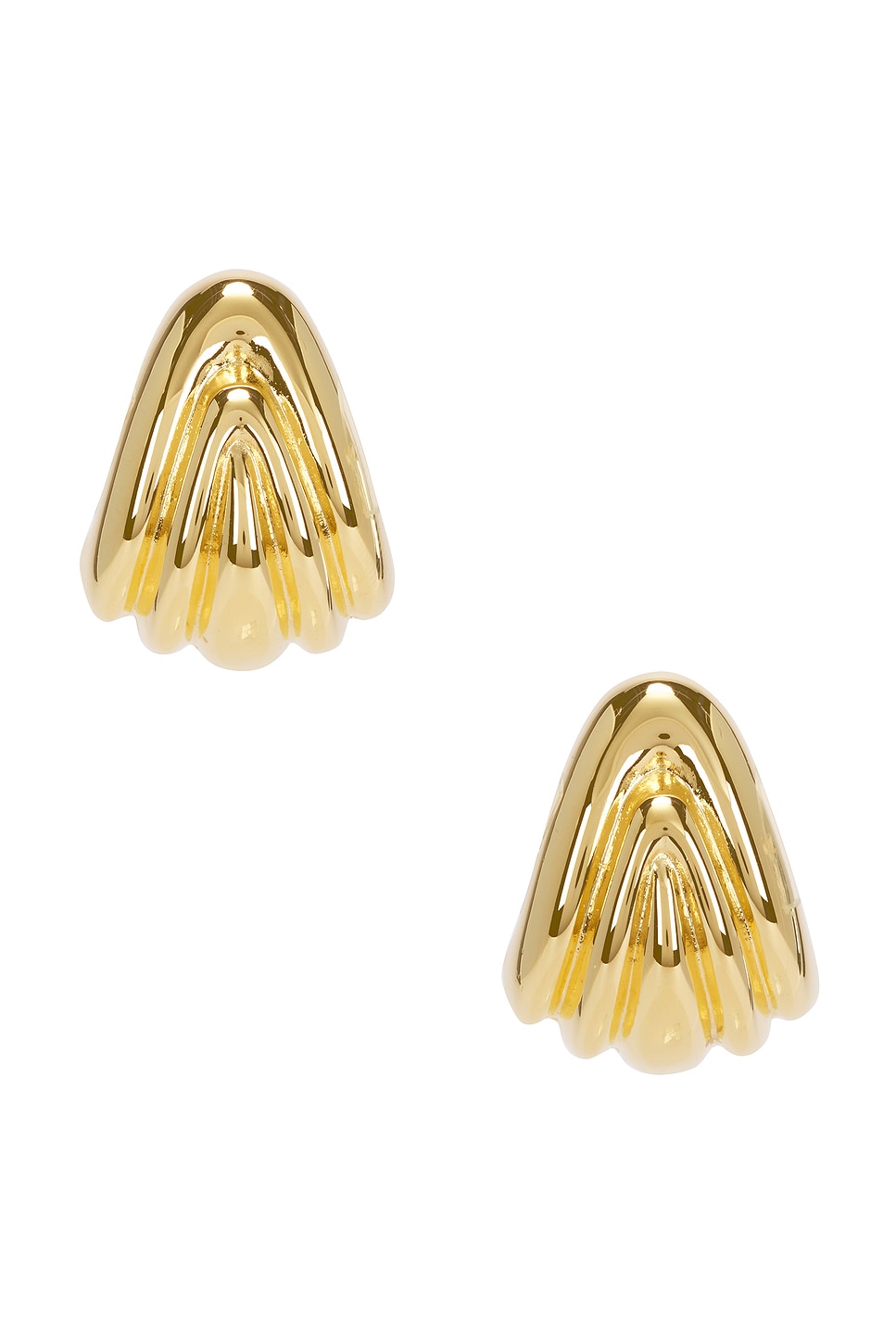 Nancy Earrings in Metallic Gold