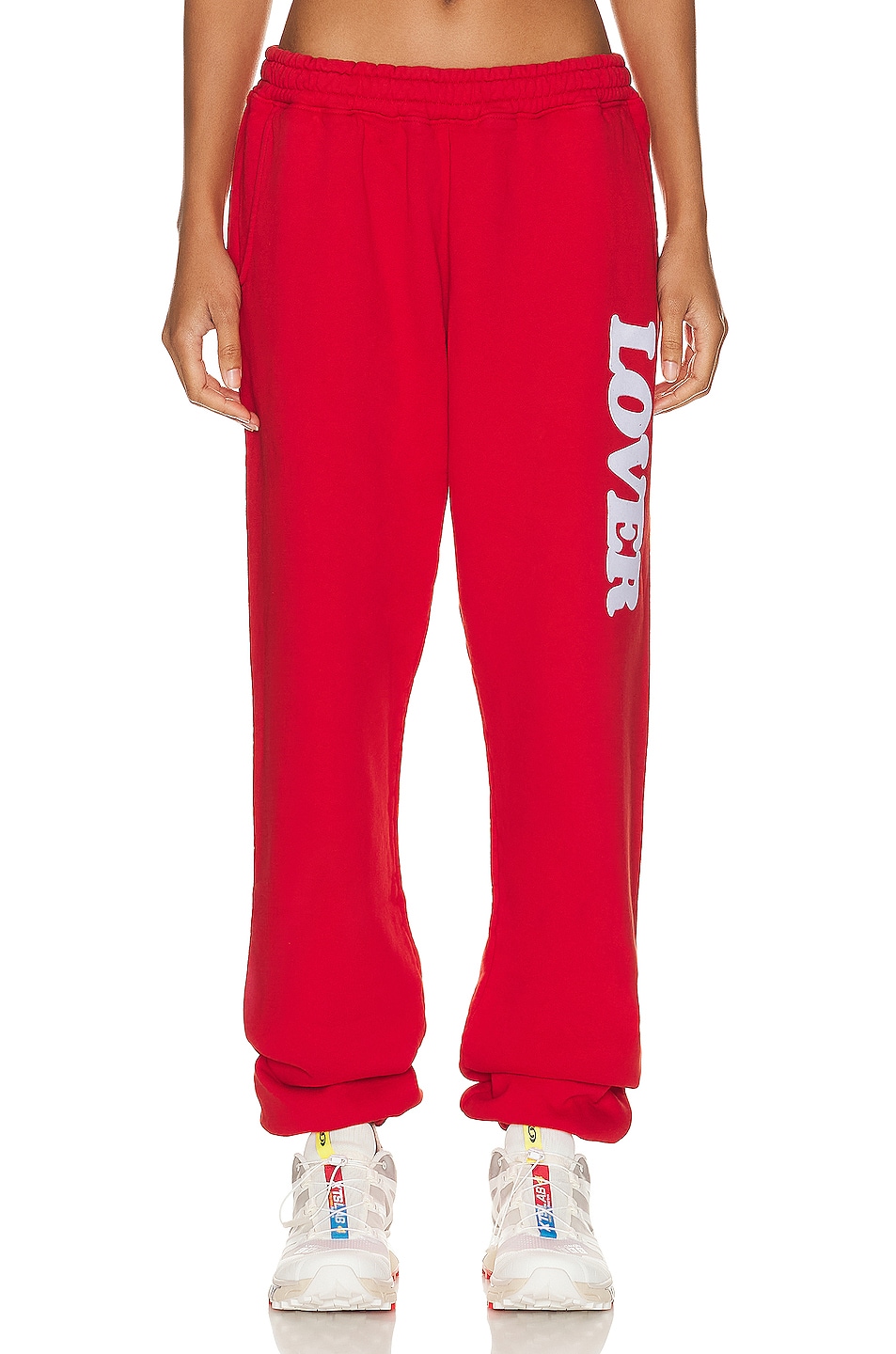 Image 1 of Bianca Chandon Lover 10th Anniversary Sweatpants in Red