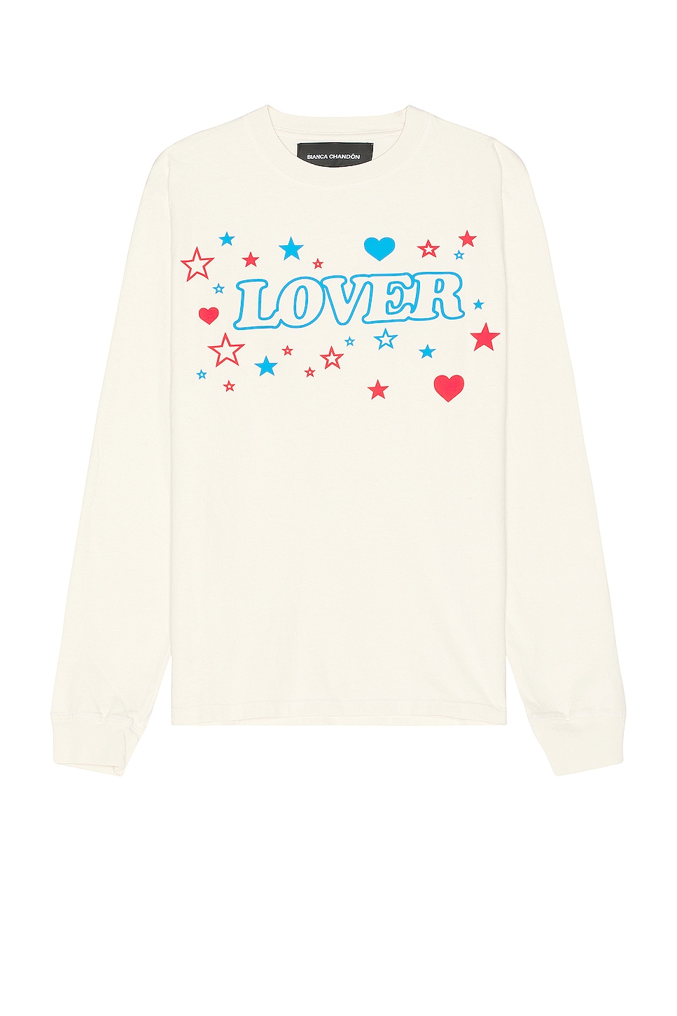 Image 1 of Bianca Chandon Lover Longsleeve T-Shirt in Cream
