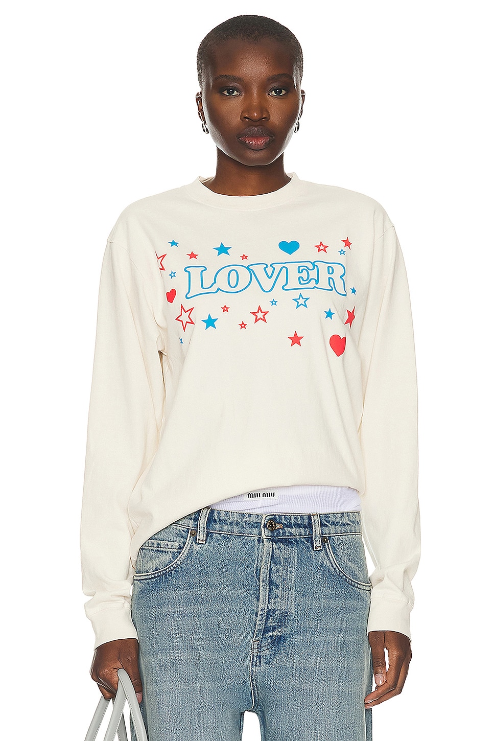 Lover Longsleeve T-Shirt in Cream
