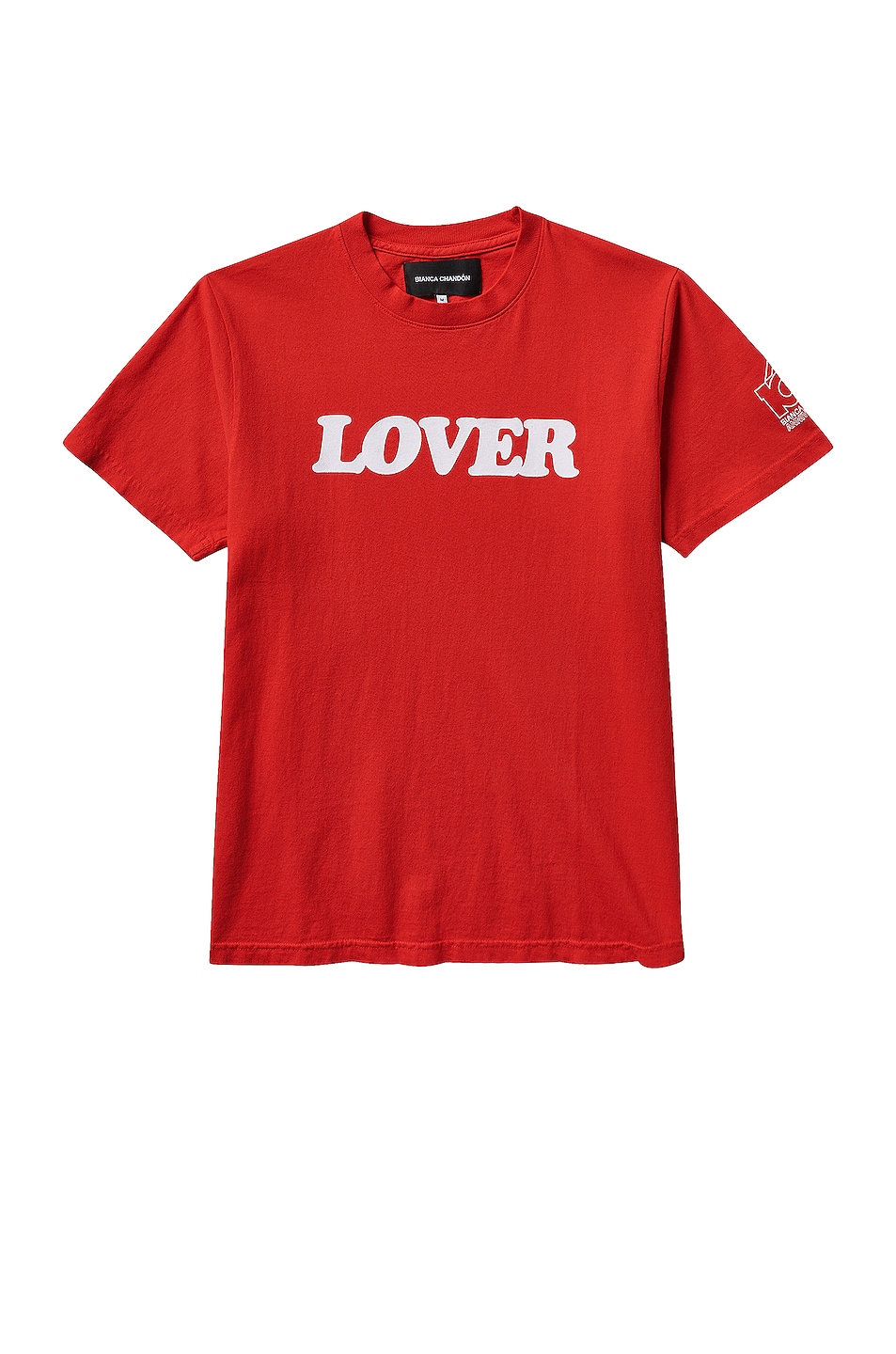 Image 1 of Bianca Chandon Lover 10th Anniversary T-shirt in Red