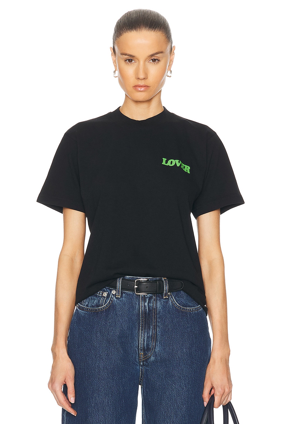 Lover Side Logo Shirt in Black
