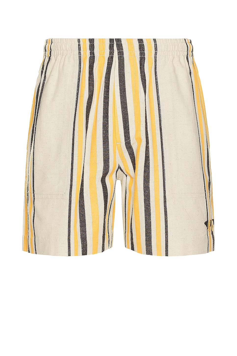 Image 1 of BODE Namesake Stripe Shorts in Ecru Multi