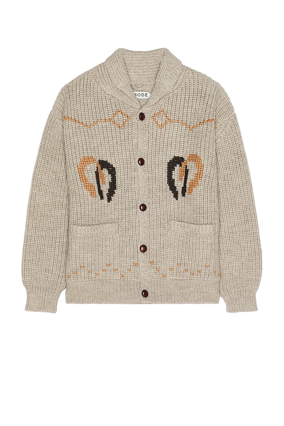 Image 1 of BODE Pony Cardigan in Tan