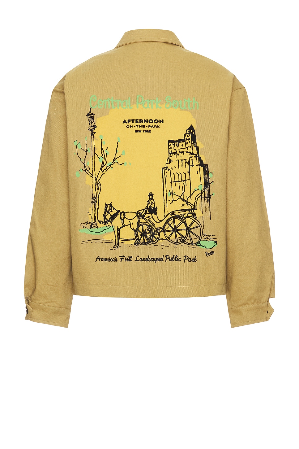 Image 1 of BODE Central Park Jacket in Ocre
