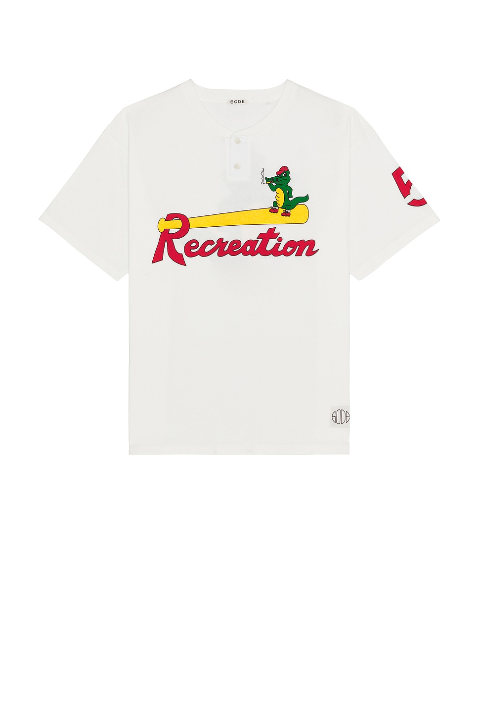 Image 1 of BODE Reptile Rec Tee in CREAM