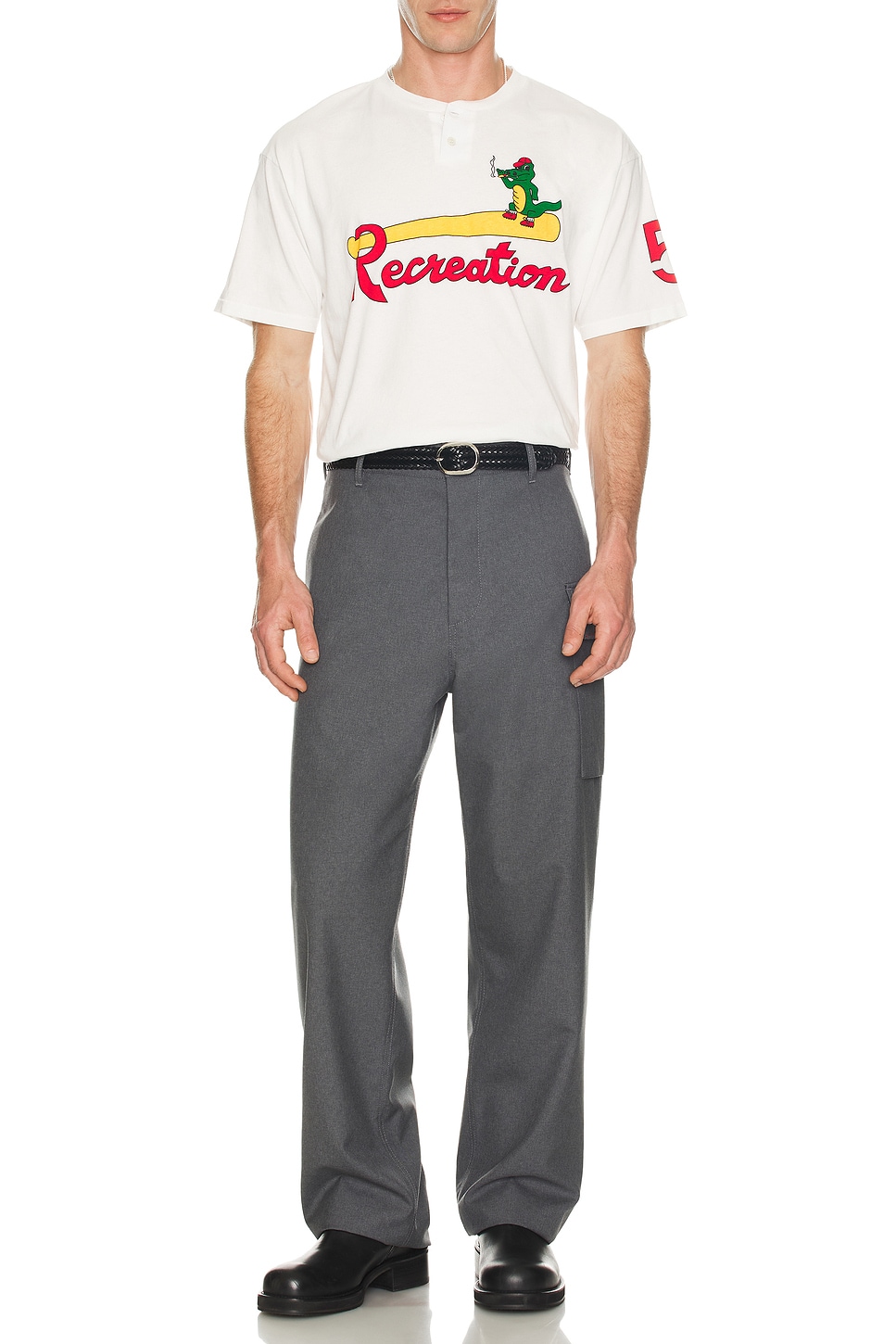 Image 1 of BODE Reptile Rec Tee in CREAM