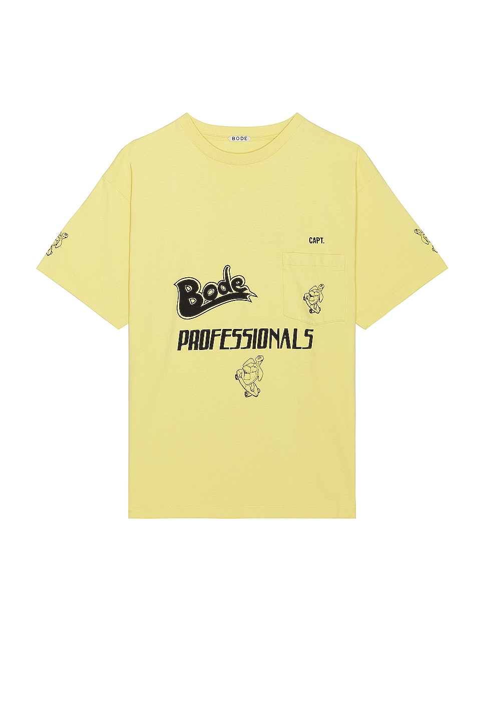Image 1 of BODE Bode Professionals T-shirt in Yellow