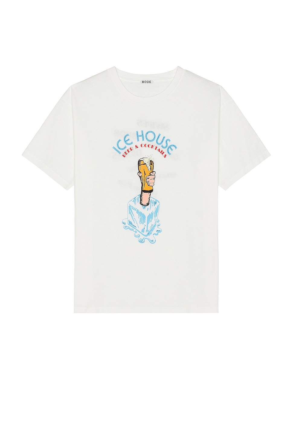 Image 1 of BODE Ice House T-shirt in Cream