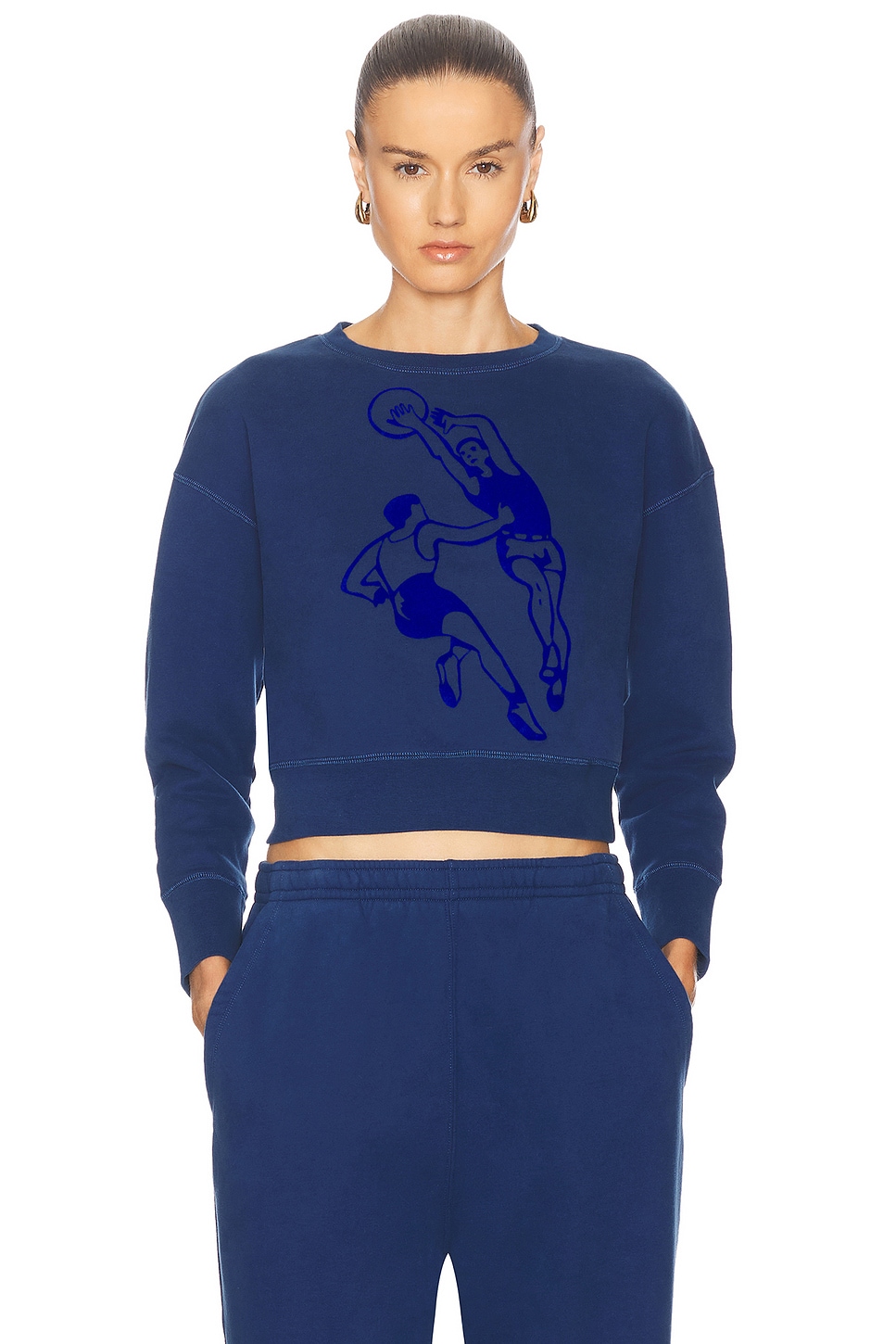 Image 1 of BODE Hoop Sweatshirt in Navy