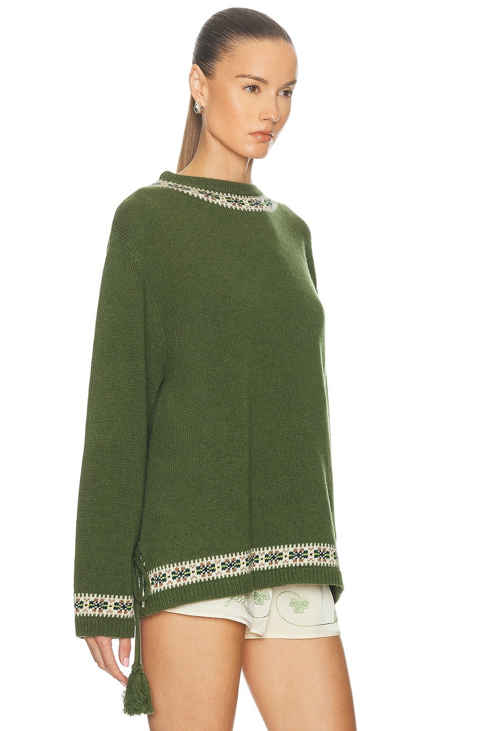 Bode Moritz Sweater In Green