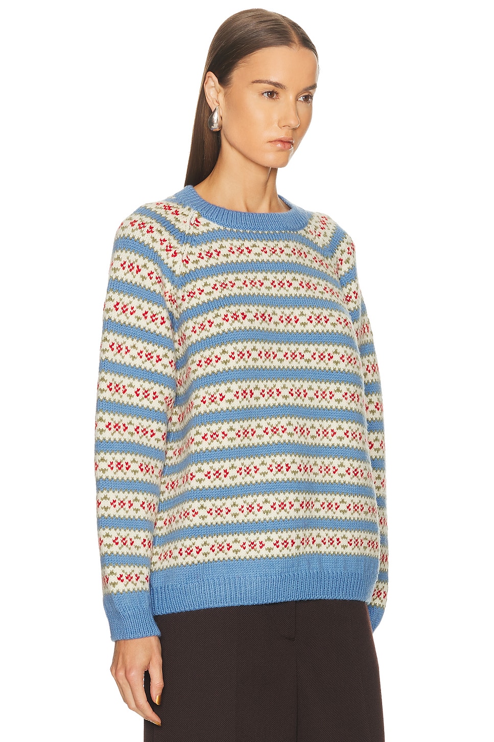 Bode Wedgewood Sweater In Multi