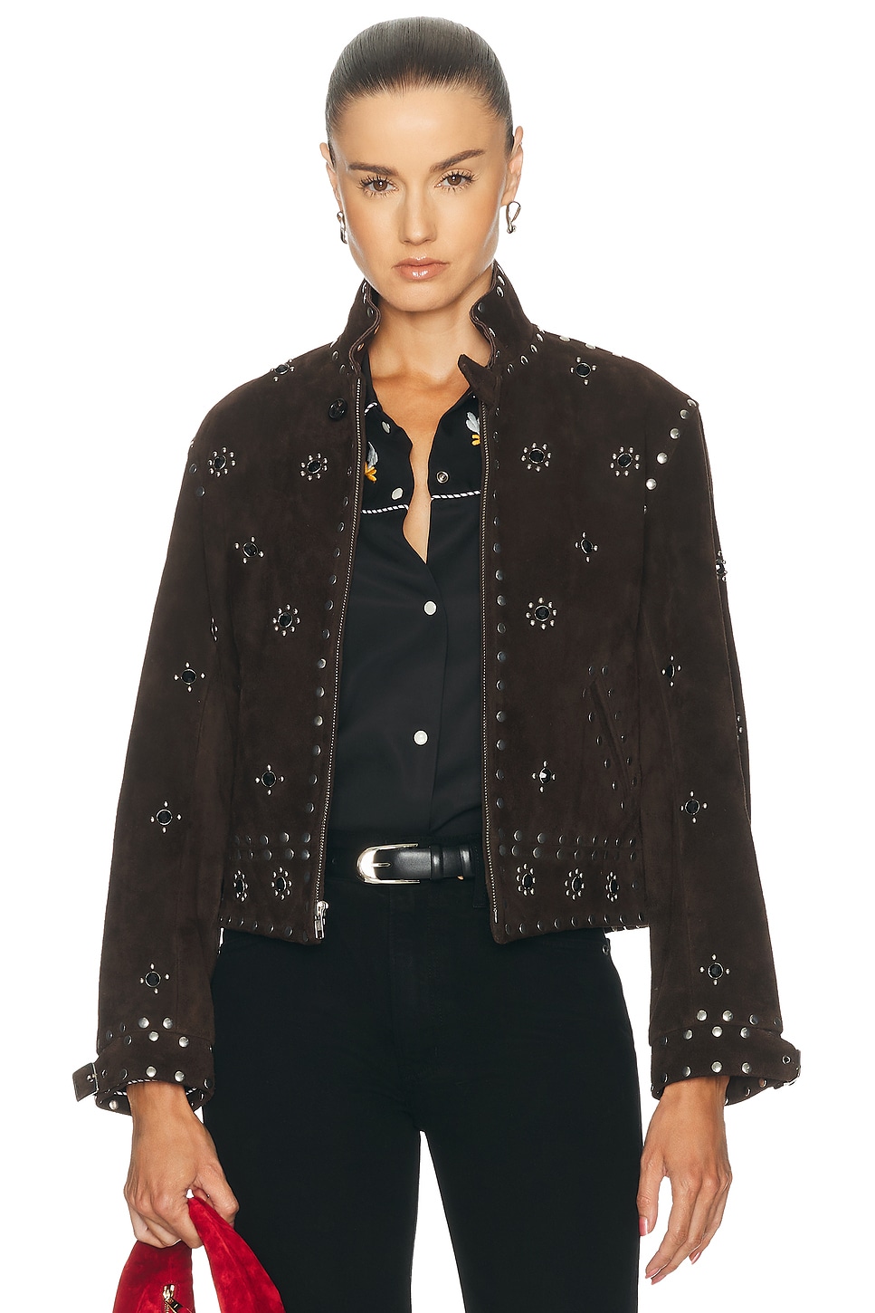 Studded Howard Suede Jacket