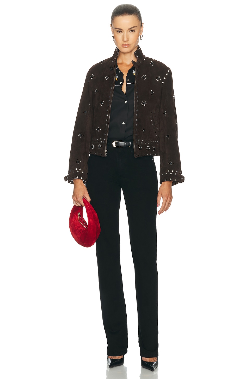 Studded Howard Suede Jacket