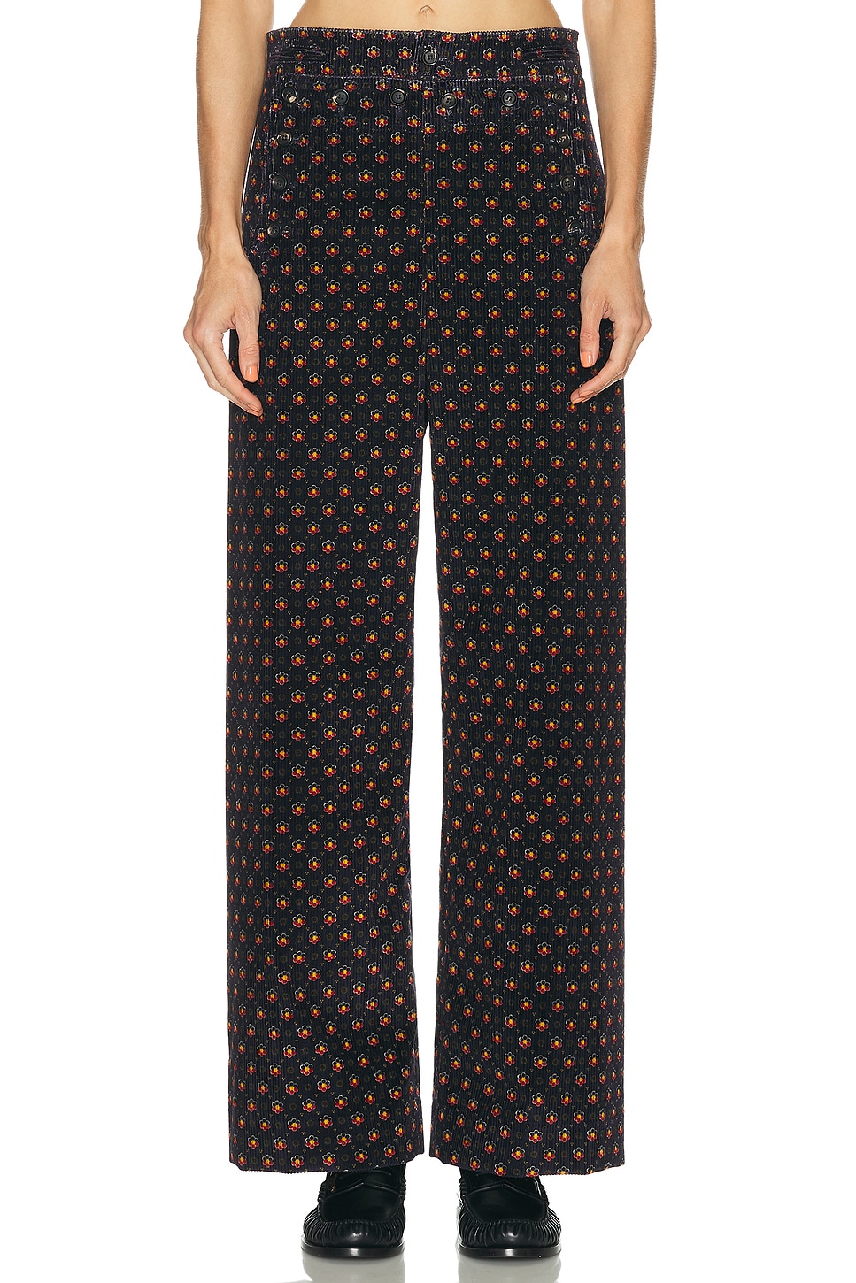 Bode Mcallister Sailor Trouser In Purple