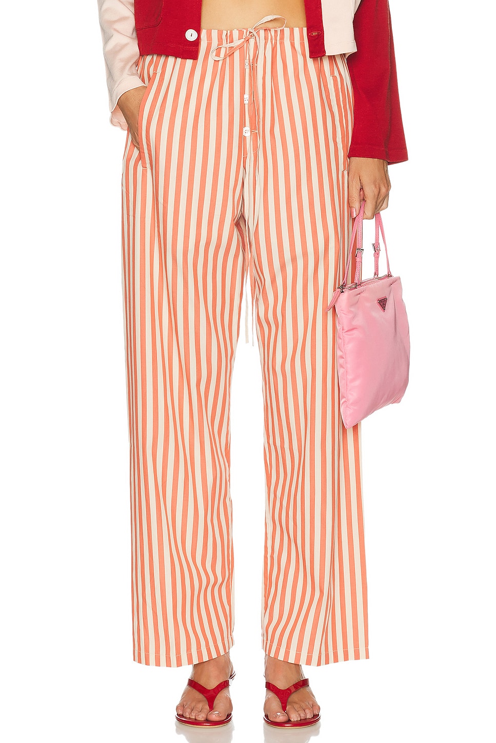 BODE Rancho Pajama Pants in Orange