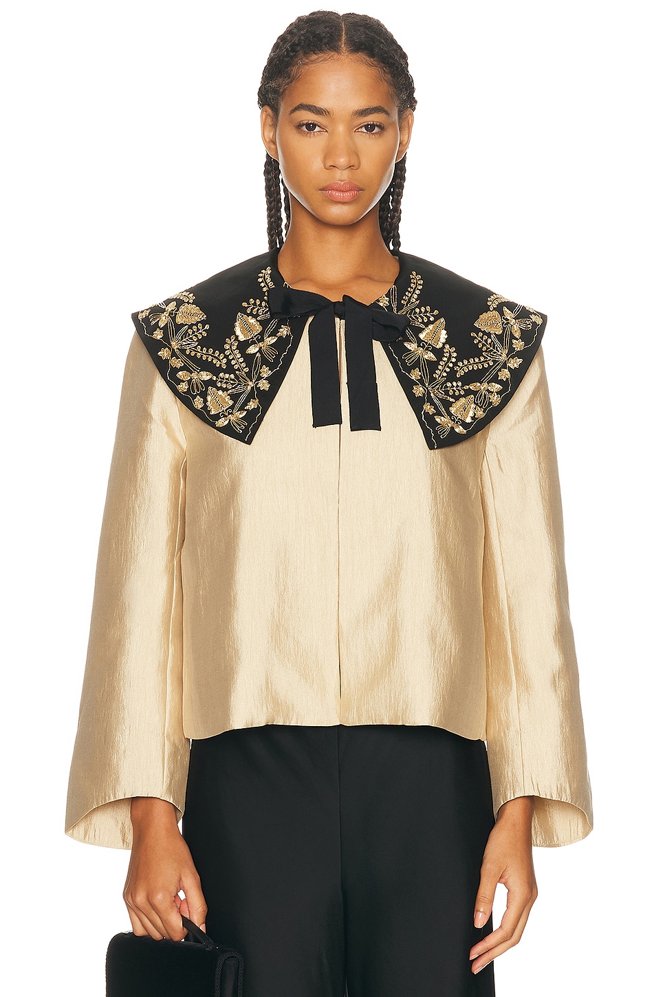 Image 1 of BODE Gilt Jacket in Gold & Black