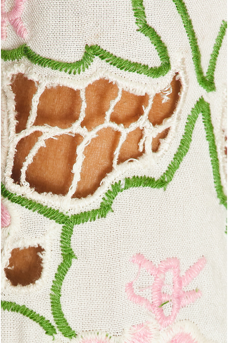 Bode Peony Lace Long Sleeve Shirt thumbnail