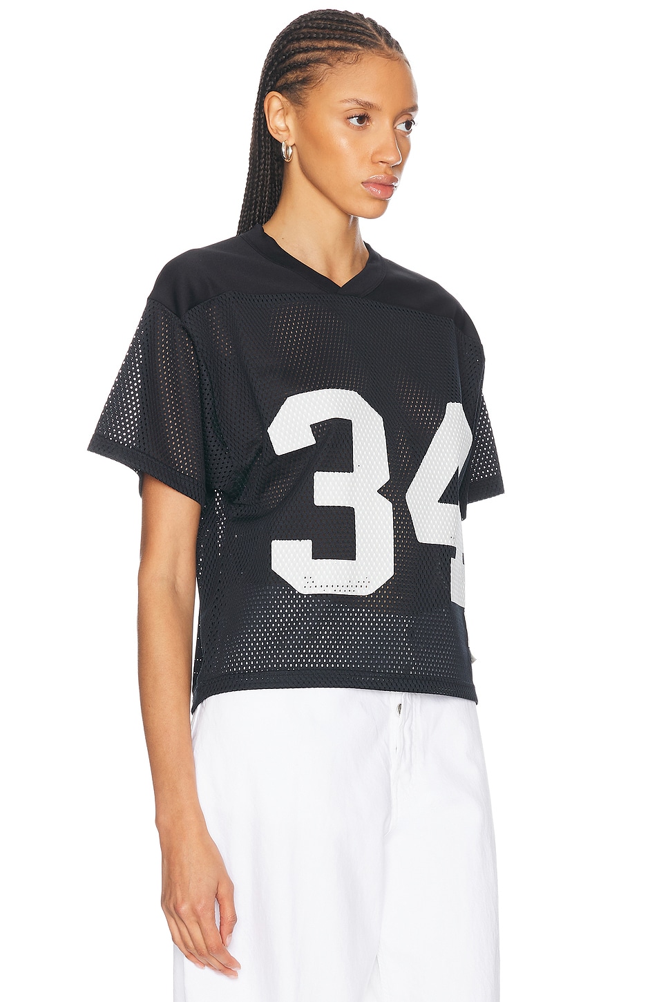 Shop Bode Scrimmage Jersey Top In Black