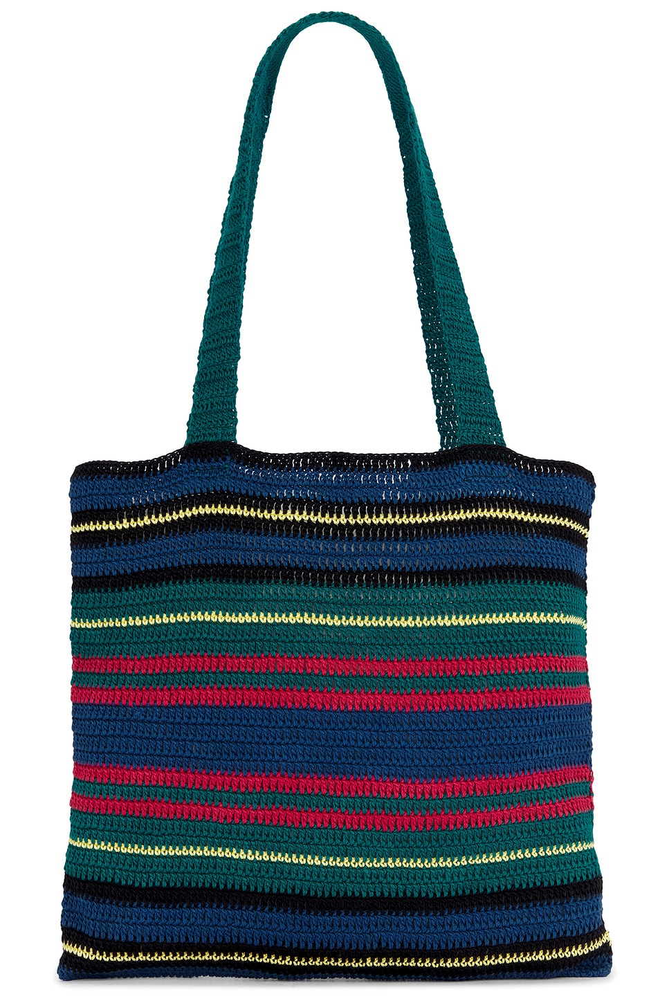 Riverbank Crochet Tote Bag in Blue