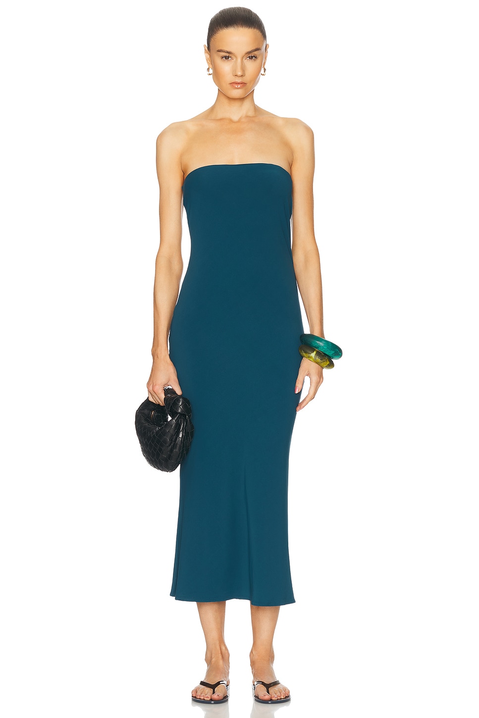 Bond Eye Freya Maxi Skirt 
Dress in Teal