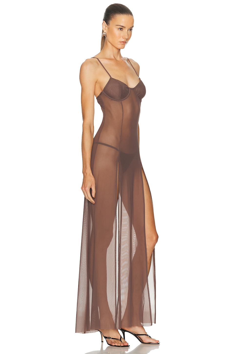 Bond Eye Tate Maxi Dress In Brown