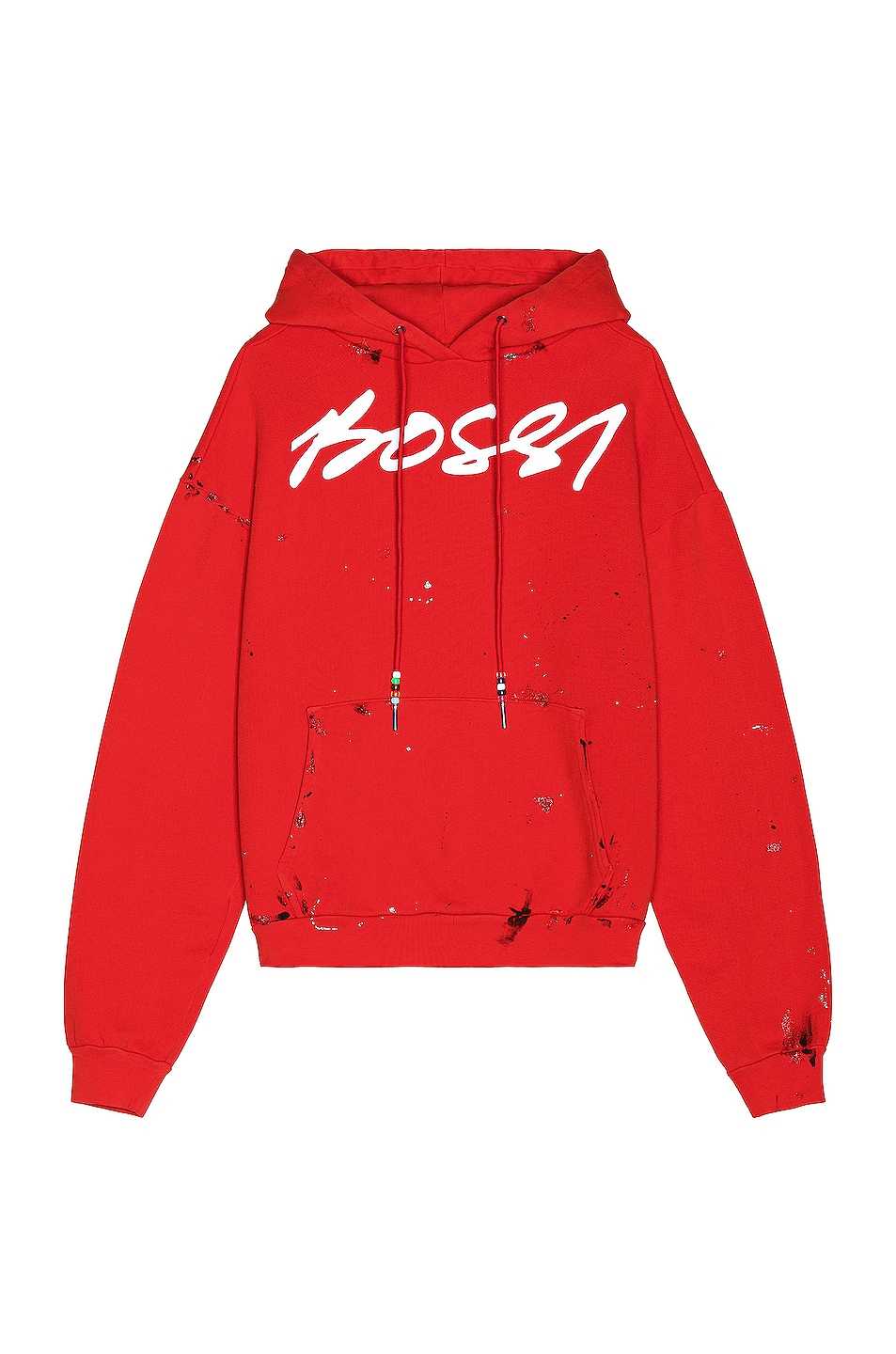 Image 1 of Bossi Pullover Hoodie in Cherry