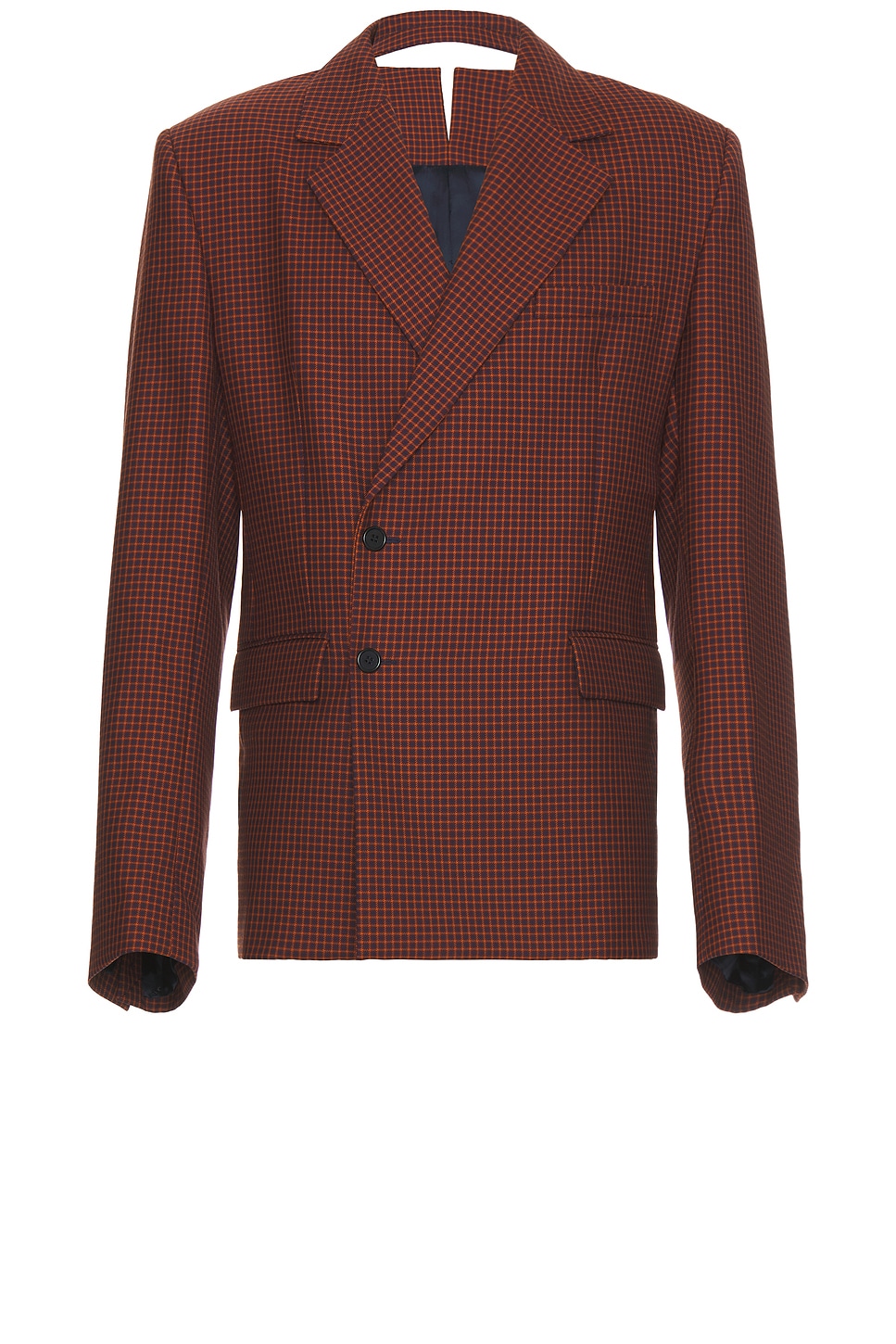 Image 1 of BOTTER Front Collar Reverse Jacket in Red Check