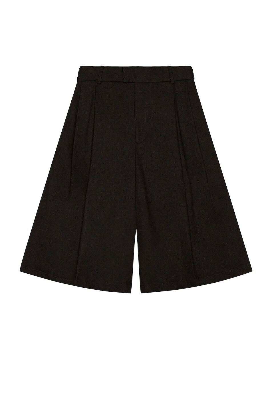 Image 1 of Bottega Veneta Cotton Twill Shorts in Black