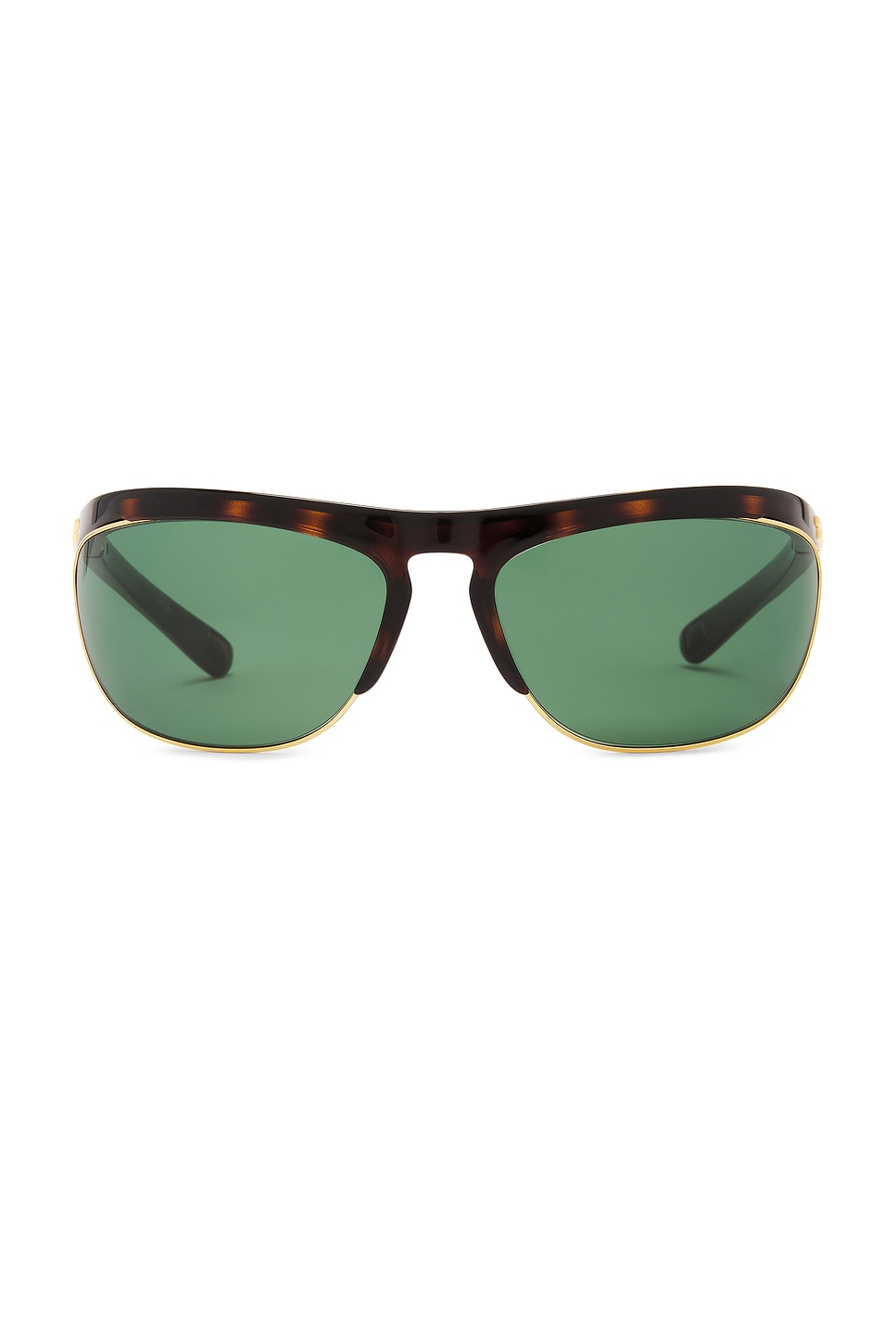 Shop Bottega Veneta Bv1348s Sunglasses In Havana & Green