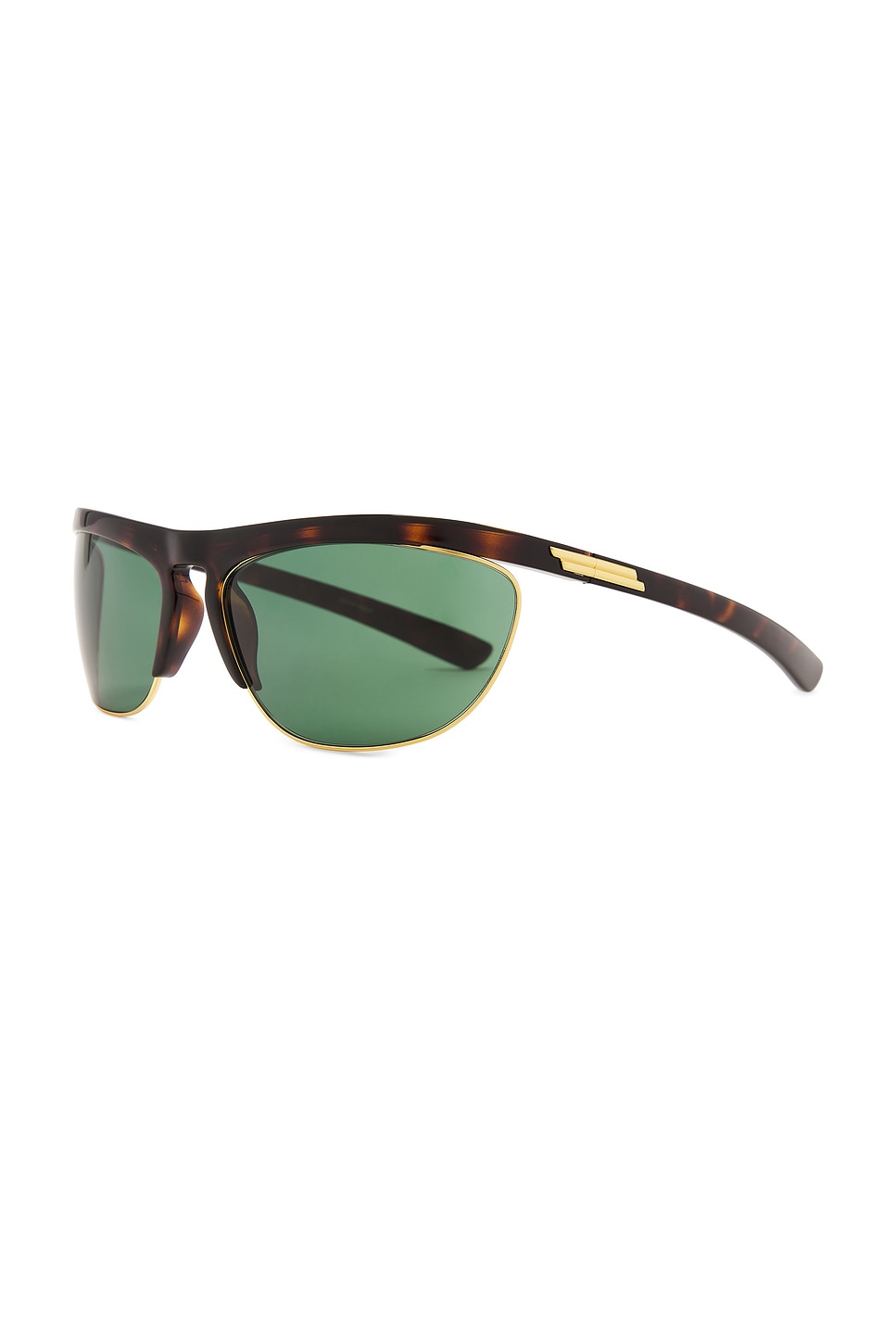 Shop Bottega Veneta Bv1348s Sunglasses In Havana & Green