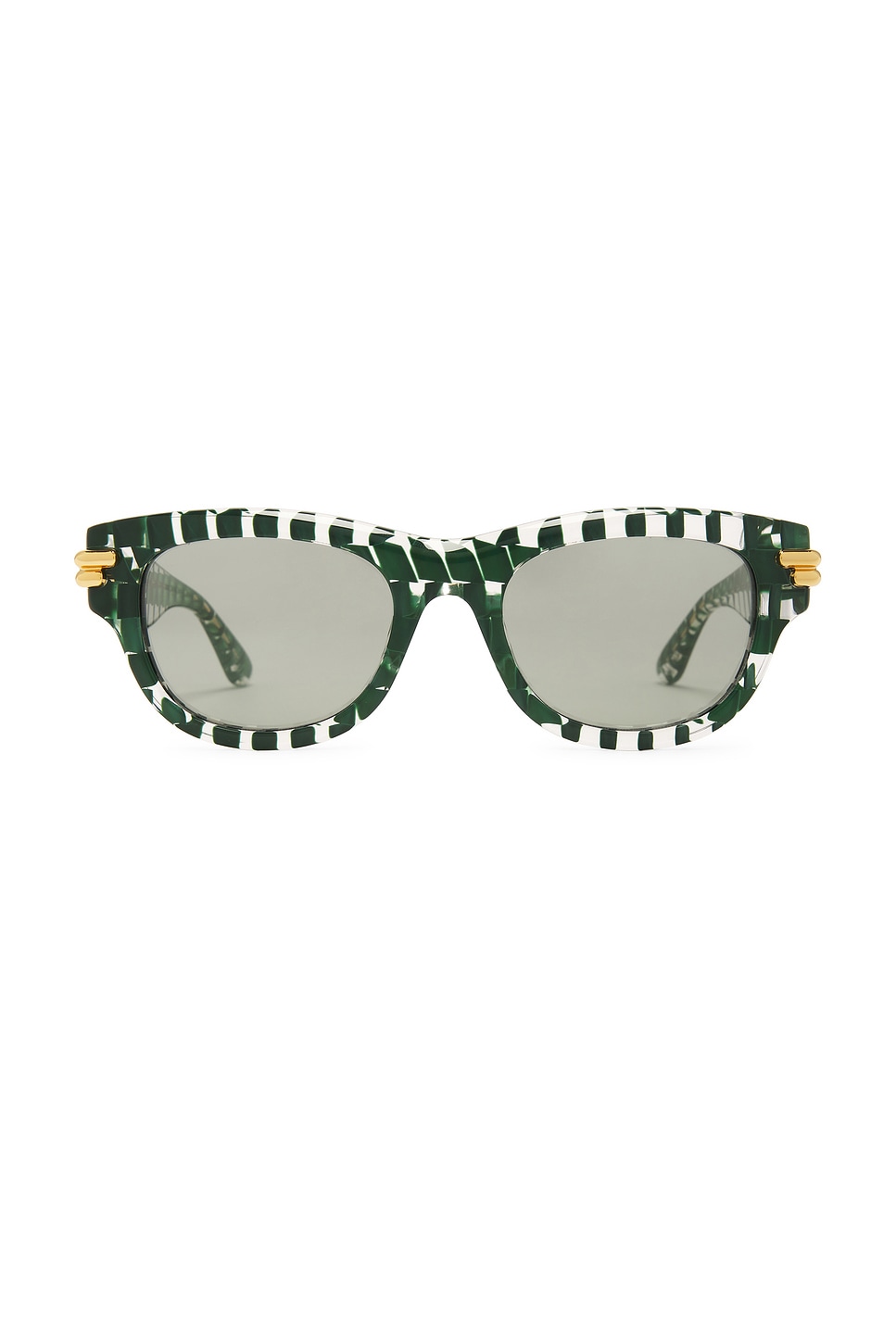 Bold Ribbon Sunglasses in Green